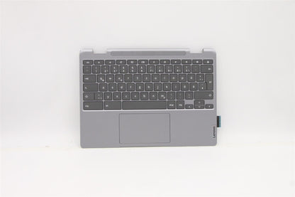 Lenovo Flex 3 11IJL6 Palmrest Cover Touchpad Keyboard German Grey 5CB1D05183