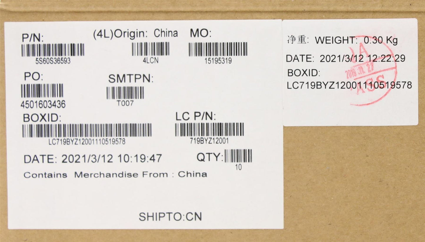 Lenovo 5S60S36593 SHIELD DIMM SHIELDING L 82JQ