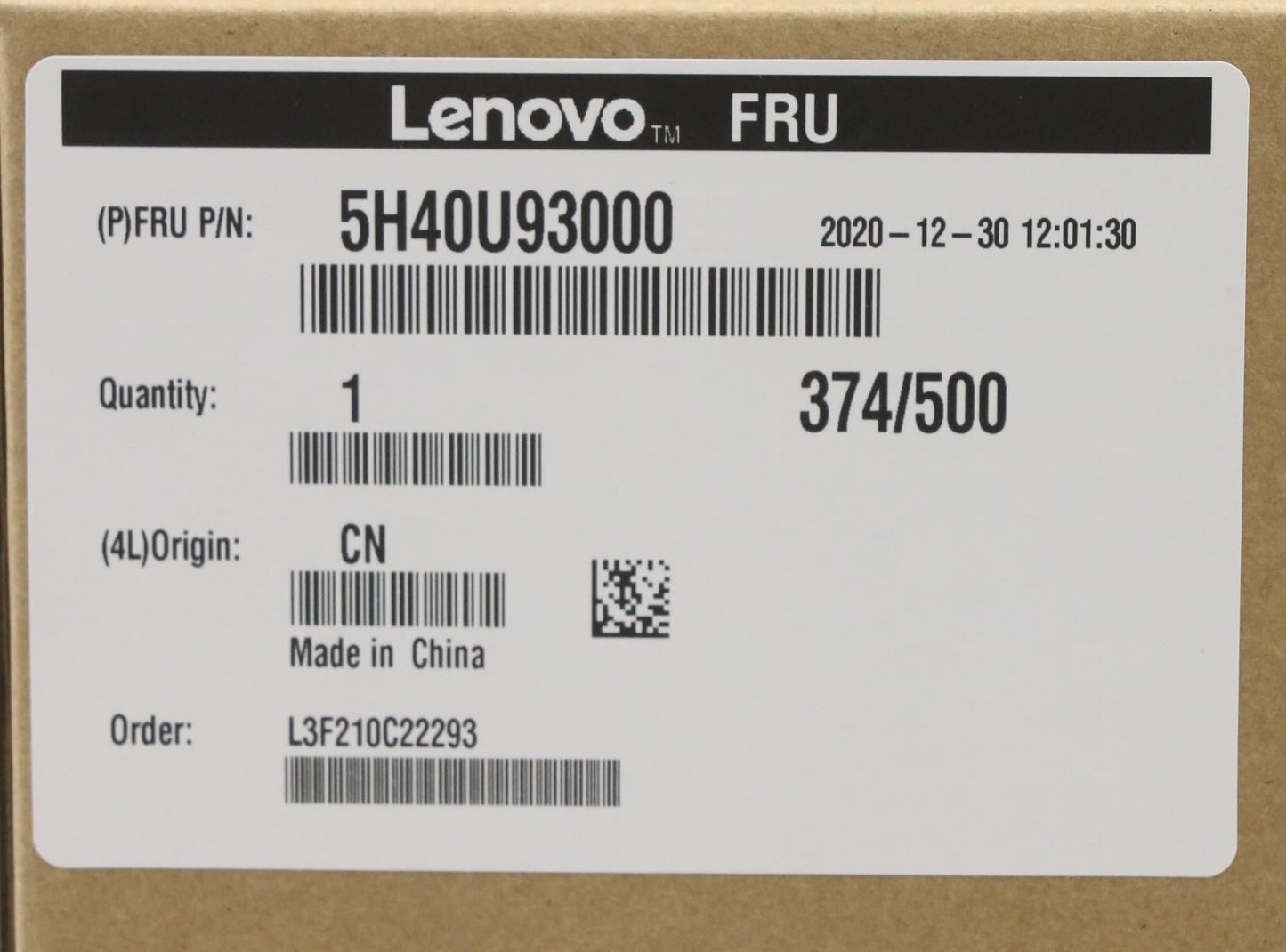 Lenovo HEATSINK CPU Heatsink TR4 280W 5H40U93000