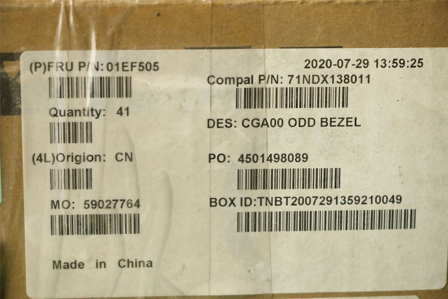 Lenovo ODD Bezel, Y910-27I 01EF505