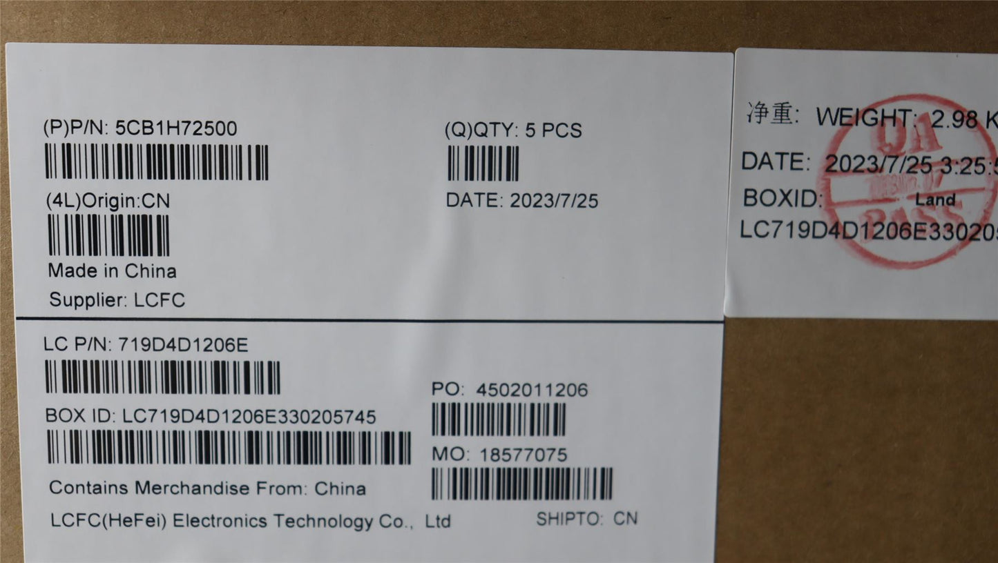 Lenovo IdeaPad 3 14ABA7 Palmrest Cover Touchpad Keyboard US Europe 5CB1H72500