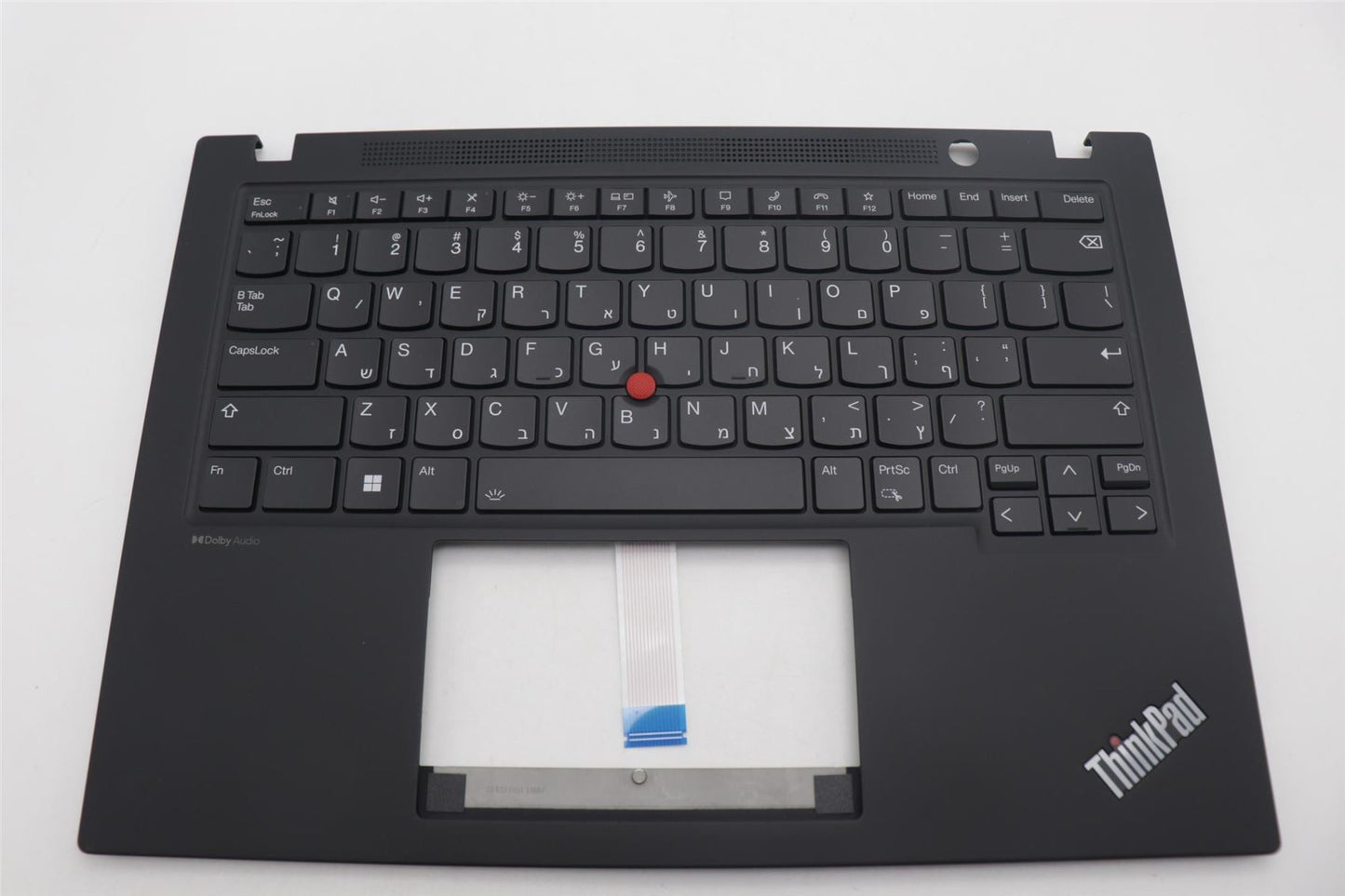 Lenovo ThinkPad T14s Gen 4 Keyboard Palmrest Top Cover Hebrew Black 5M11L92860