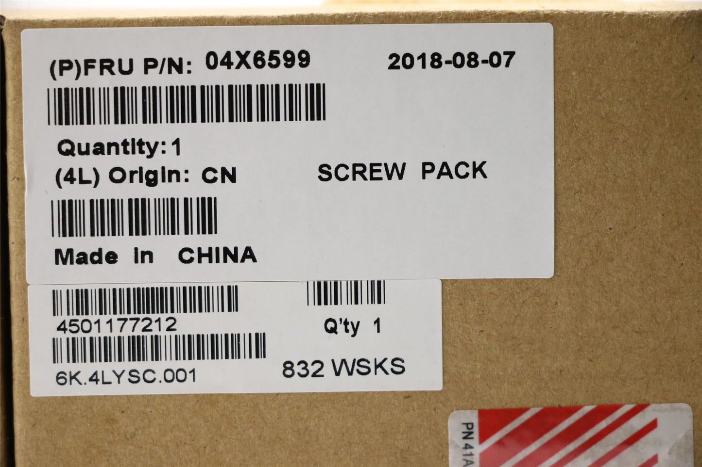 Lenovo Carbon X1 2nd Screw Screws Kit 04X6599