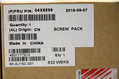 Lenovo Carbon X1 2nd Screw Screws Kit 04X6599