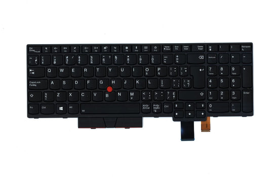 Lenovo ThinkPad T580 P52s Keyboard French Canadian Black Backlit 01HX256