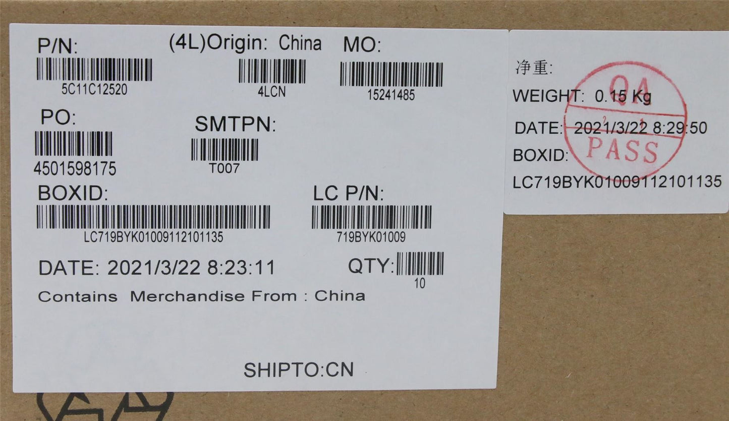 Lenovo RFID FFC 14PF P0.5 PAD=0.3M/B-SM/B 5C11C12520
