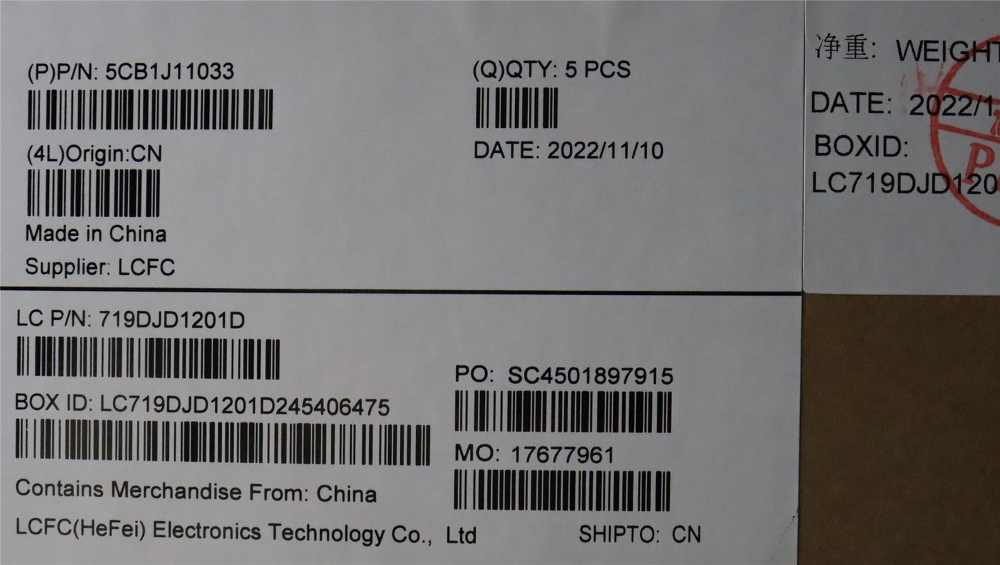 Lenovo Upper Case ASM_POR L82QF FPSB 5CB1J11033