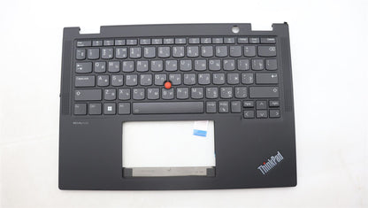 Lenovo ThinkPad X13 Gen 4 Keyboard Palmrest Top Cover Russian Black 5M11L64154