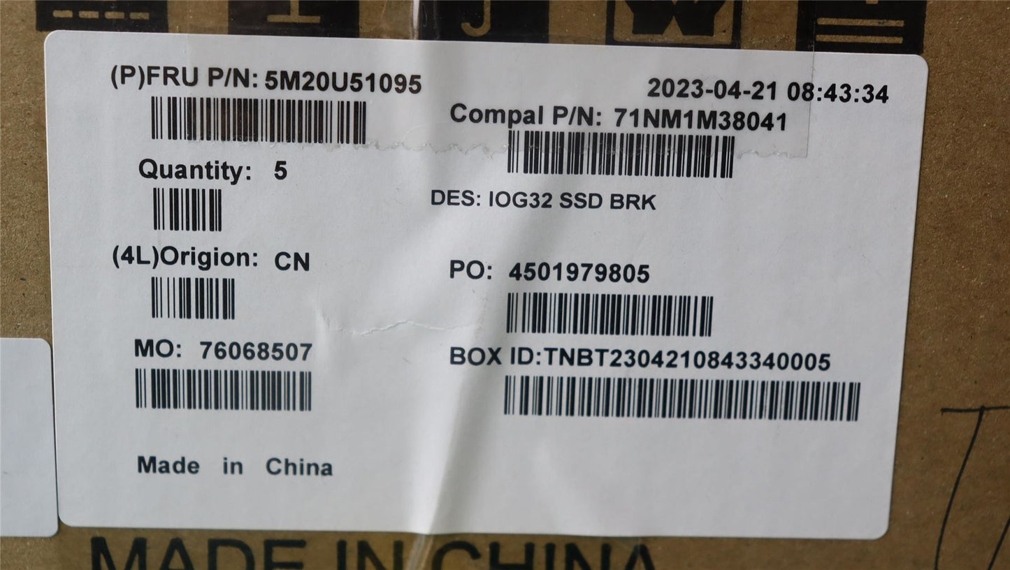 Lenovo Yoga9 _SSD_BRK_ASSY 5M20U51095