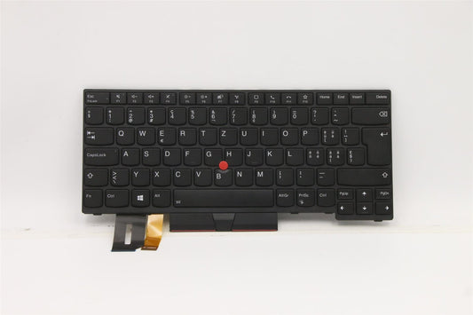 Lenovo ThinkPad T14 2 Keyboard Swiss Black Backlit 5N20X68867