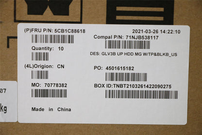 Lenovo ThihnkBook 15 G3 ACL Palmrest Cover Touchpad Keyboard US Grey 5CB1C88618