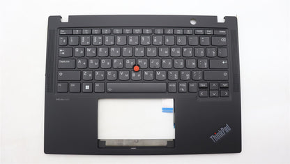 Lenovo ThinkPad X13 Gen 4 Keyboard Palmrest Top Cover Russian Black 5M11H94435