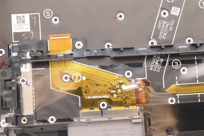 Lenovo Yoga X1 6th Keyboard Palmrest Top Cover Czech Grey 5M11C41023