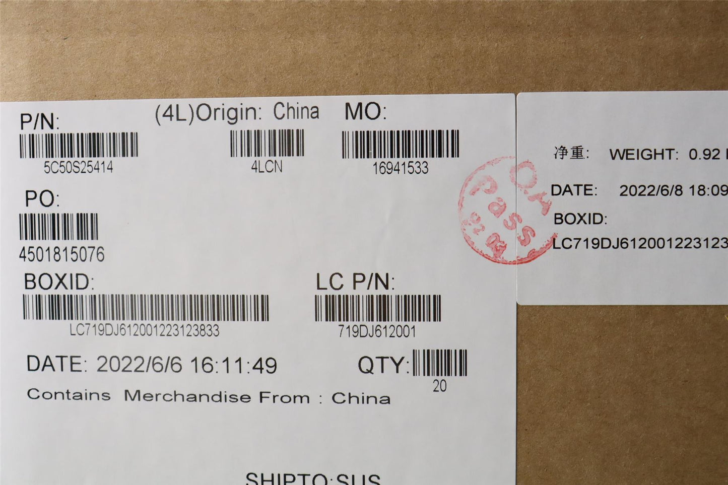 Lenovo USB BOARD L 21EK 5C50S25414