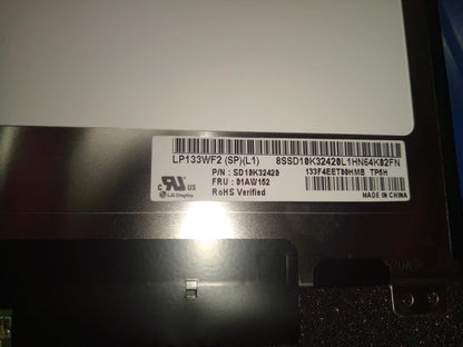 Lenovo ThinkPad 13 LCD Screen Display Panel 13.3" FHD 1920 x 1080 IPS 01AW152