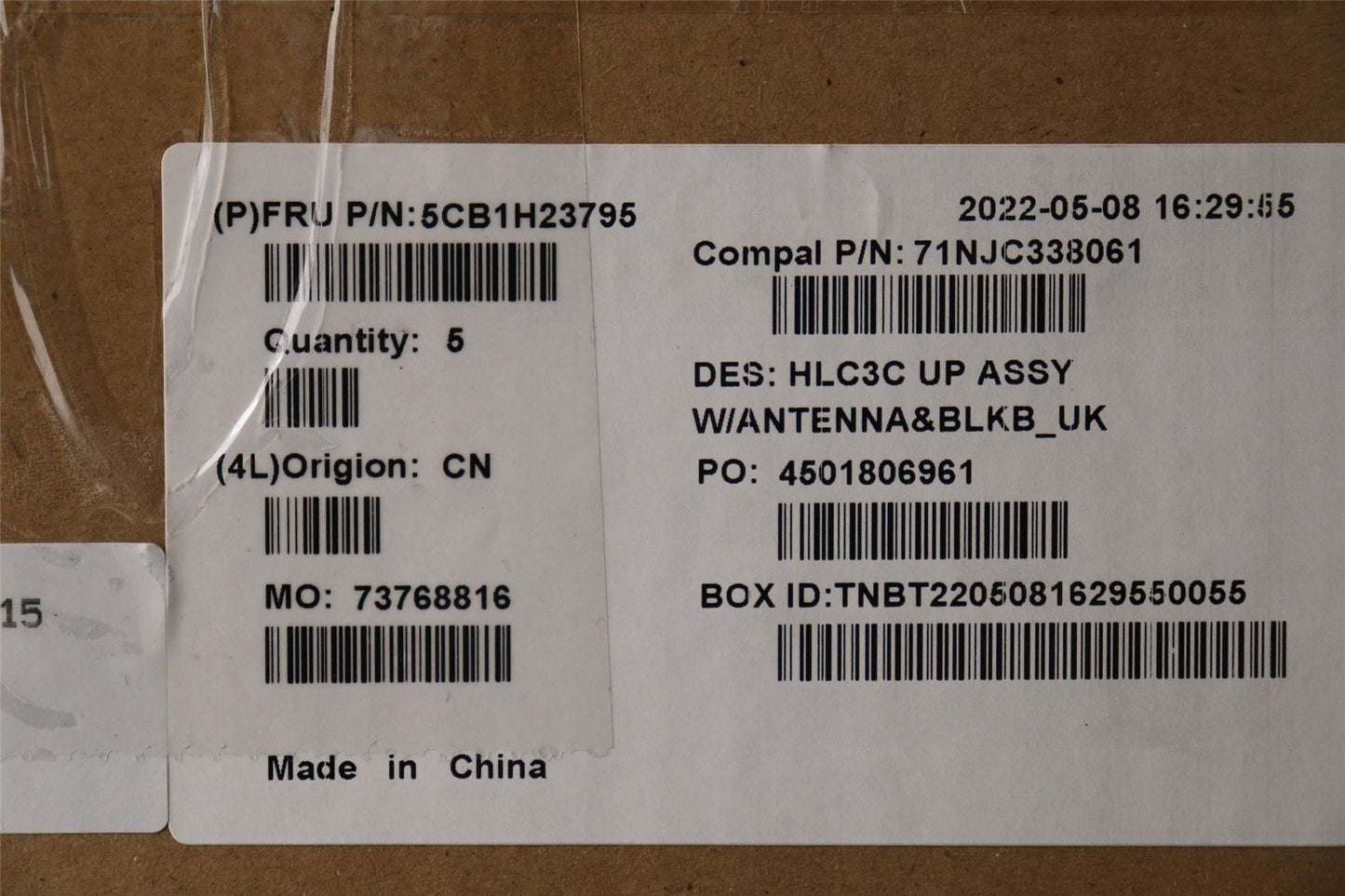Lenovo Yoga 6 13ALC7 6 13ABR8 Keyboard Palmrest Top Cover UK Blue 5CB1H23795