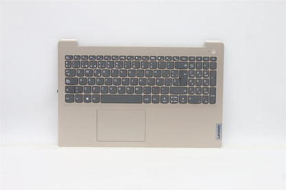 Lenovo IdeaPad 3-15ALC6 Keyboard Palmrest Top Cover Spanish Gold 5CB1B84531