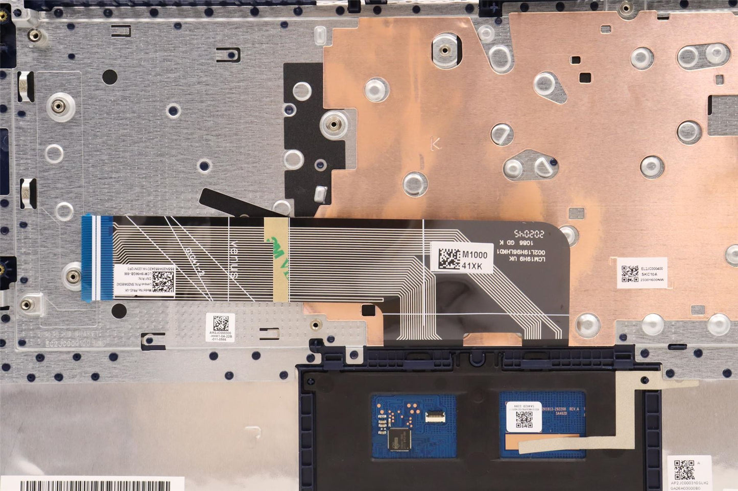 Lenovo IdeaPad 3 14IAU7 Palmrest Cover Touchpad Keyboard UK 5CB1H43591