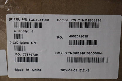 Lenovo UpperCase_SPA C82XF FP AB BL AL 5CB1L14268