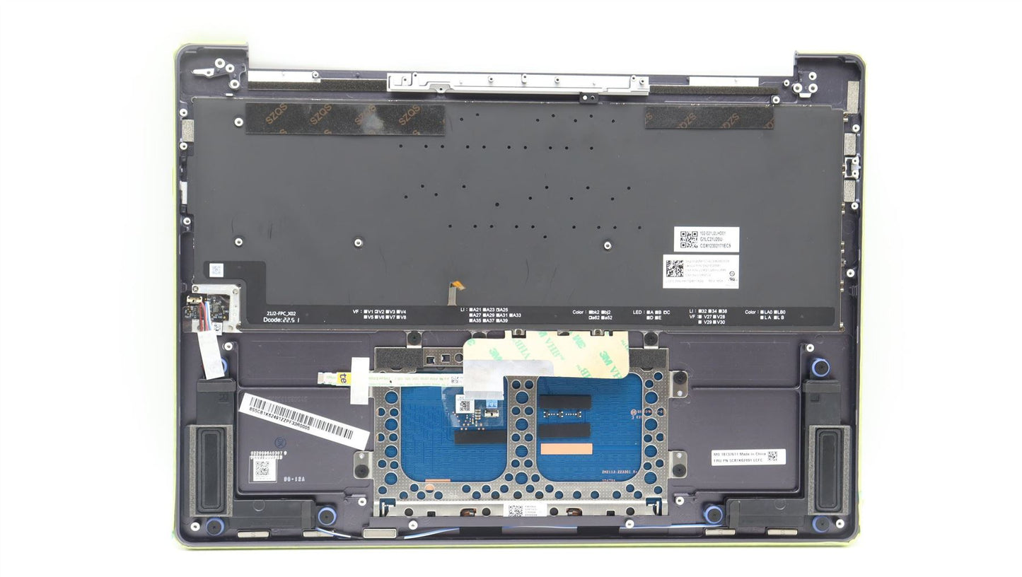 Lenovo Yoga 9 14IRP8 Palmrest Cover Touchpad Keyboard Hungarian 5CB1K62491