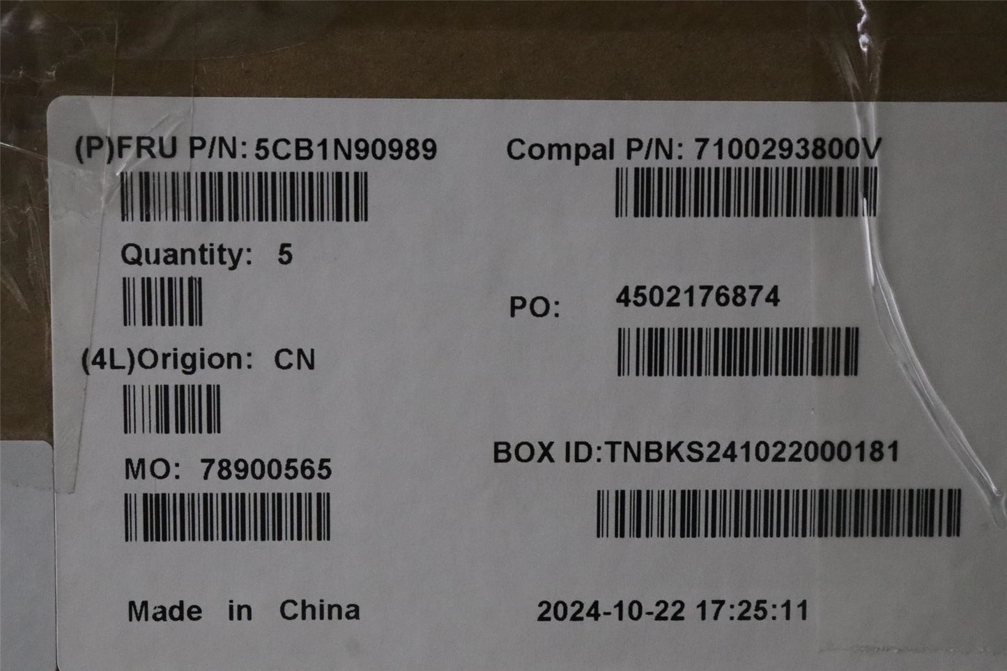 Lenovo UpperCase BEL C83FW FP CG BL AL 5CB1N90989