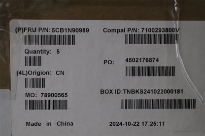 Lenovo UpperCase BEL C83FW FP CG BL AL 5CB1N90989