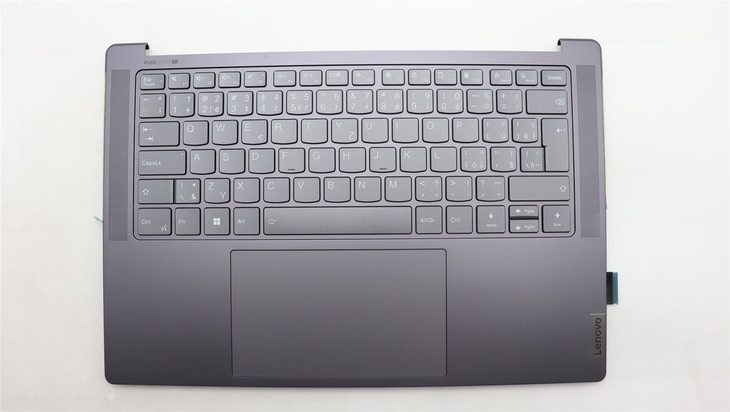 Lenovo Yoga 9 14IRP8 Palmrest Cover Touchpad Keyboard Storm Grey 5CB1L49529