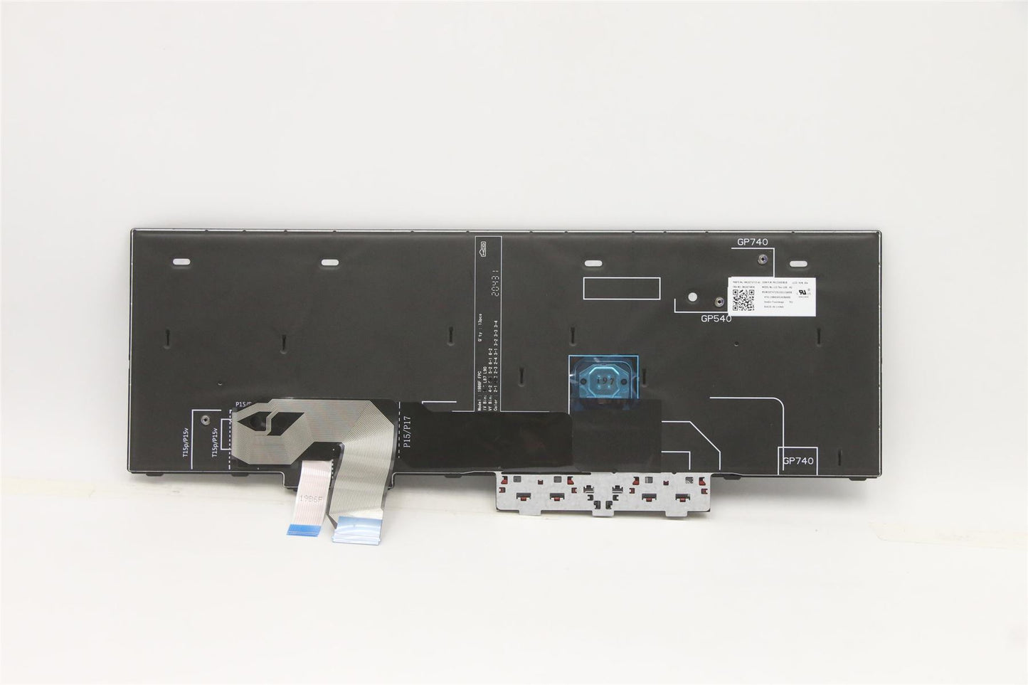 Lenovo ThinkPad T15g 1 P15 1 Keyboard Hungarian Black Backlit 5N20Z74836