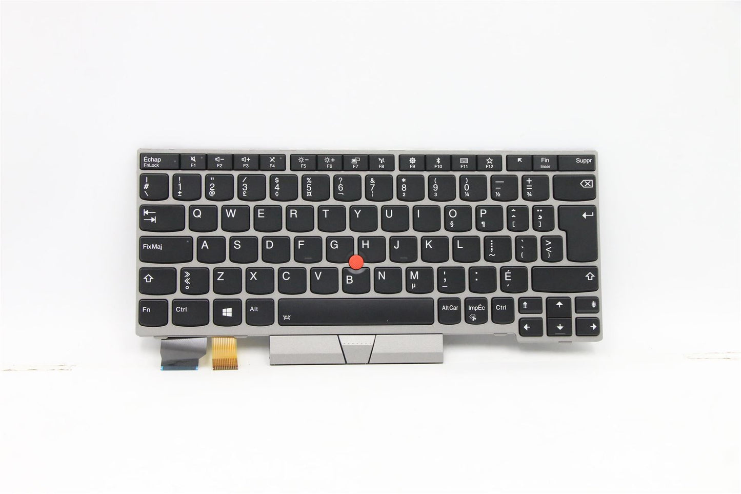 Lenovo ThinkPad L13 Keyboard Canadian French Silver Backlit 01YP842