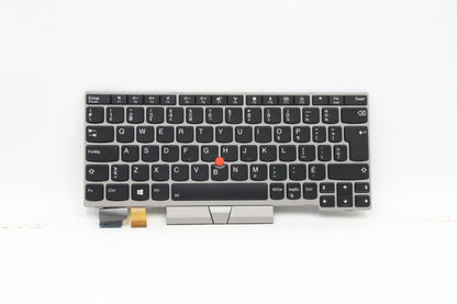 Lenovo ThinkPad L13 Keyboard Canadian French Silver Backlit 01YP842