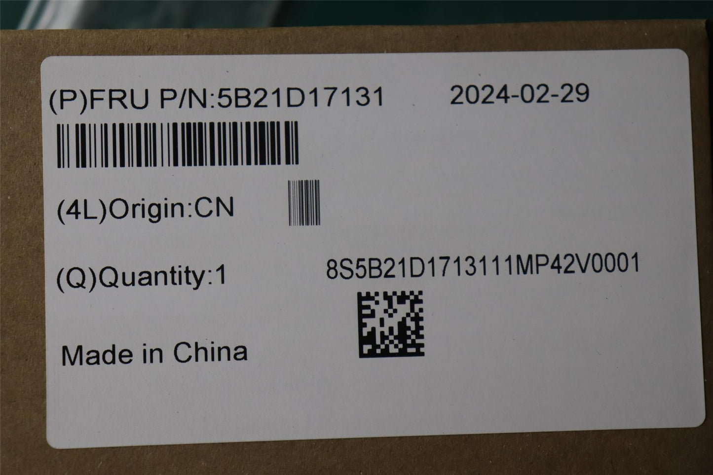 Lenovo RPL-U i3-1315U NP UMA NDPK 5B21D17131
