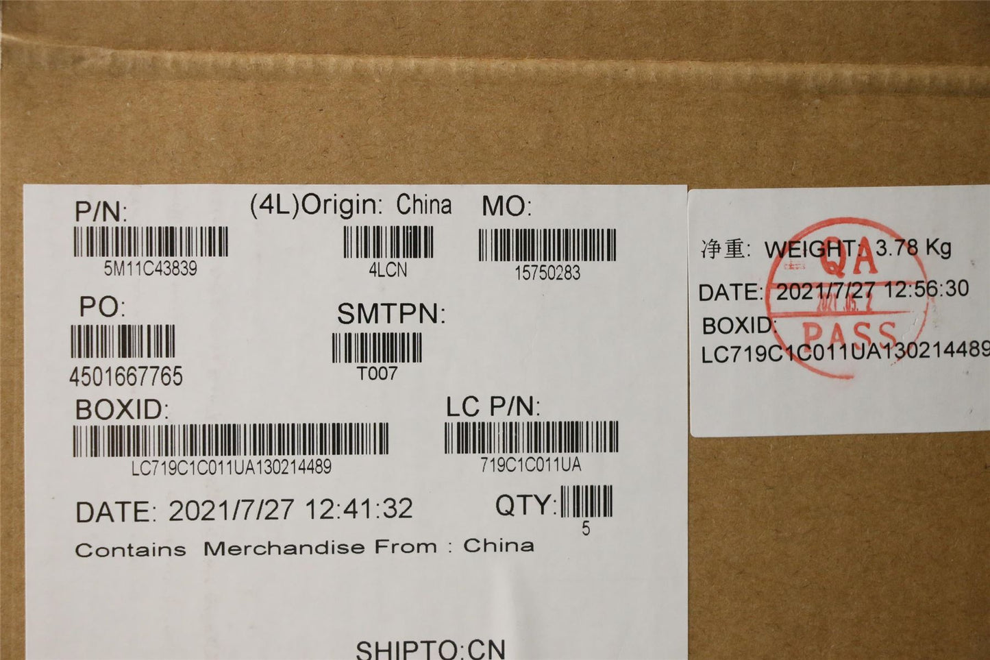 Lenovo MECH_ASM KB C IND ENG BKLT(PMX)PT FP BK 5M11C43839