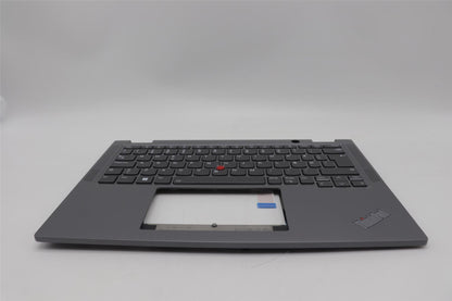 Lenovo ThinkPad X13 Gen 4 Keyboard Palmrest Top Cover Danish Grey 5M11L64654