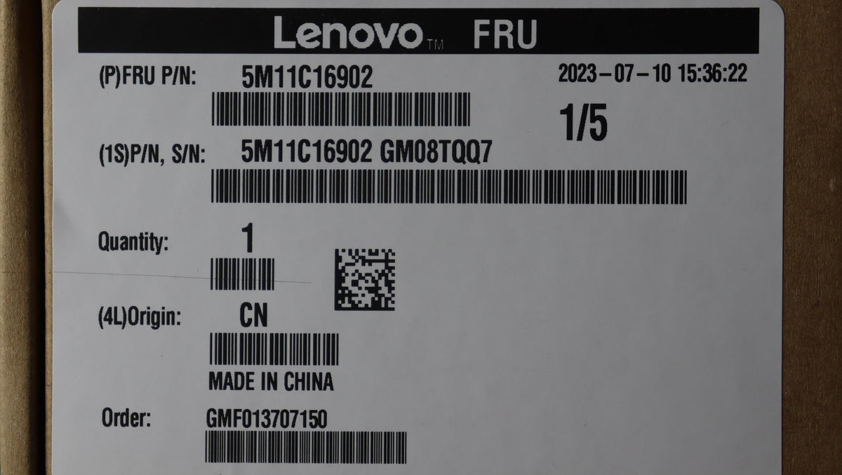 Lenovo MECH_ASM Front BOX M.2 SSD Board 5M11C16902