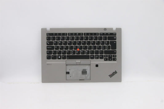 Lenovo ThinkPad T14s Keyboard Palmrest Top Cover Slovenian Silver 5M10Z41611