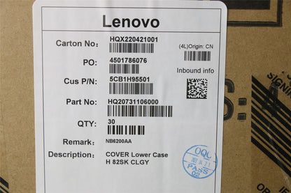 Lenovo Pro 5 Pro 16IAH7 5 Pro 16ARH7 Bottom Base Lower Cover Silver 5CB1H95501