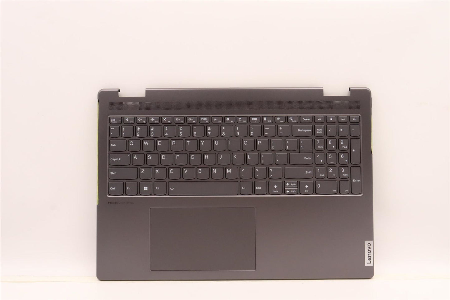 Lenovo Yoga 7 16IAP7 Palmrest Cover Touchpad Keyboard US Grey 5CB1J01914