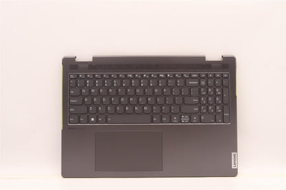 Lenovo Yoga 7 16IAP7 Palmrest Cover Touchpad Keyboard US Grey 5CB1J01914