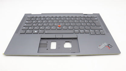Lenovo Yoga X1 8th Gen Palmrest Touchpad Cover Keyboard German Grey 5M11H62420