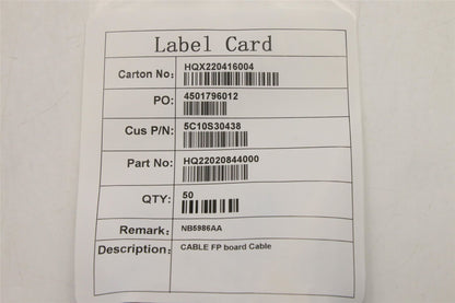Lenovo FP board Cable 5C10S30438