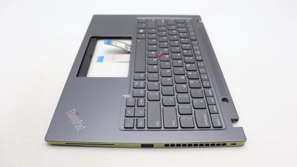 Lenovo ThinkPad T14s Gen 4 Keyboard Palmrest Top Cover US Grey 5M11L93119