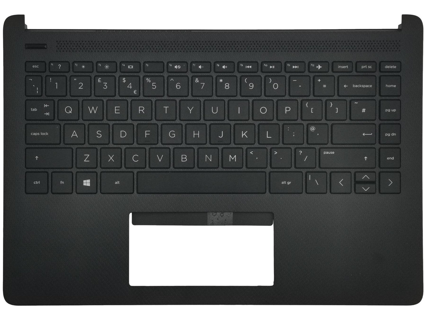 Genuine HP 14S-FQ 14S-DQ Palmrest Cover Keyboard UK Black M03796-031