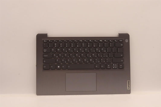 Lenovo IdeaPad 3-14ITL6 Palmrest Cover Touchpad Keyboard Hebrew Grey 5CB1C04406