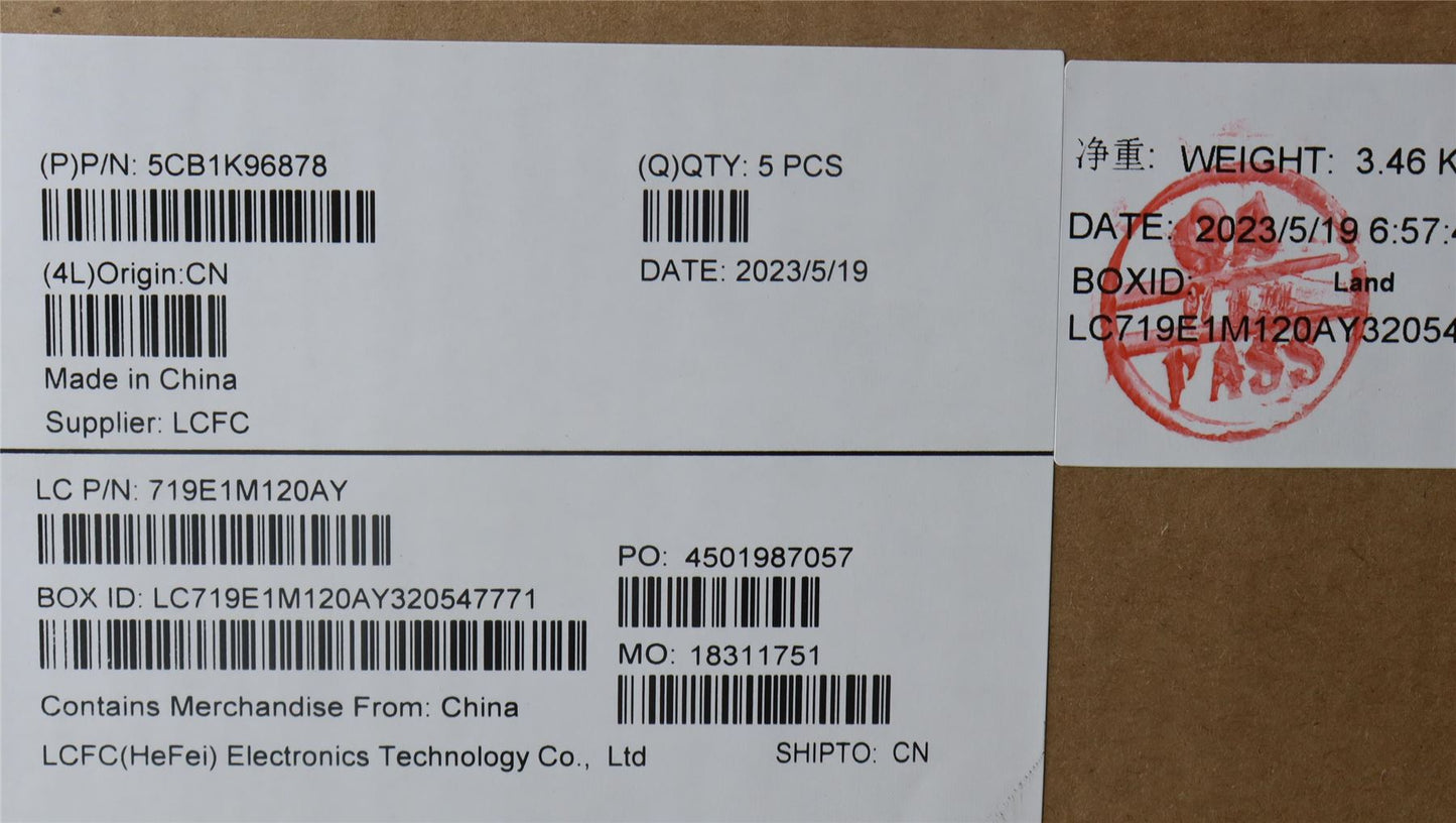 Lenovo IdeaPad 3 15ABR8 Palmrest Cover Touchpad Keyboard US 5CB1K96878