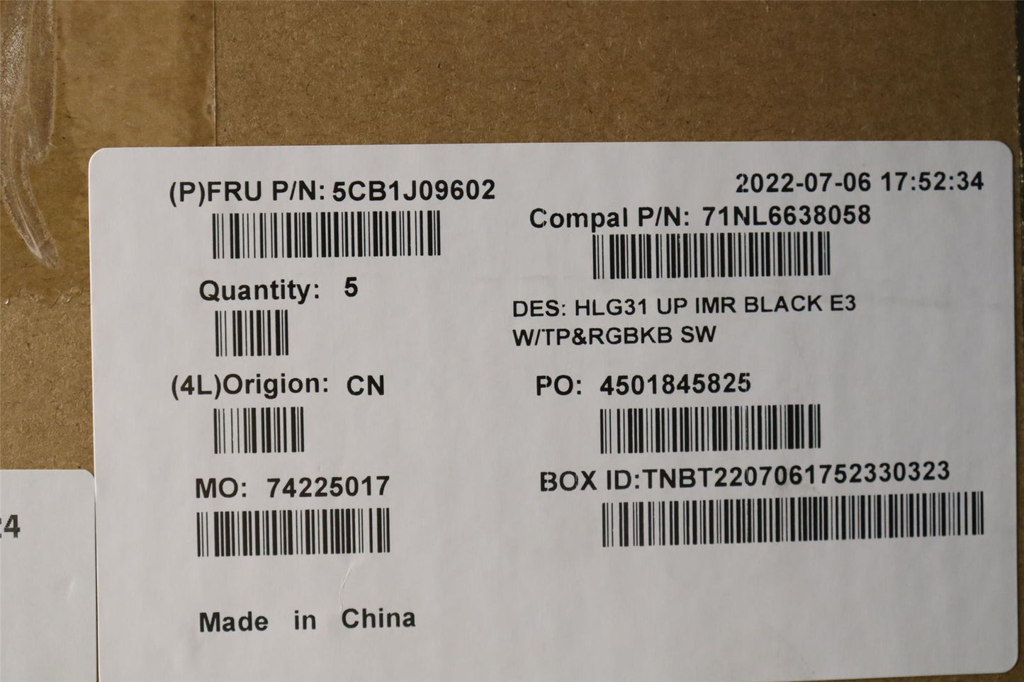 Lenovo IdeaPad 3 16IAH7 Palmrest Cover Touchpad Keyboard Switzerland 5CB1J09602