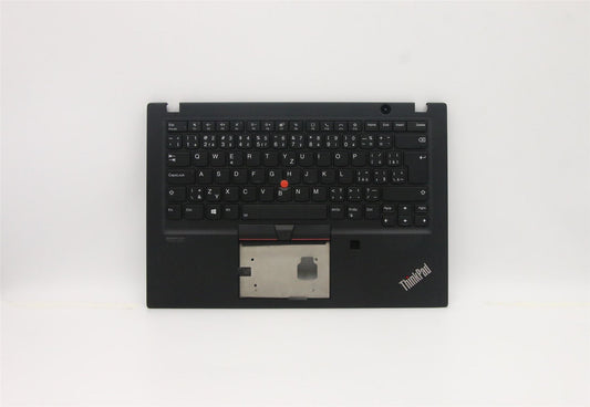 Lenovo ThinkPad T14s Keyboard Palmrest Top Cover Czech Black Backlit 5M10Z41366