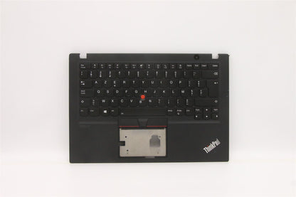 Lenovo ThinkPad T14s Keyboard Palmrest Top Cover Belgian Black 5M10Z54160