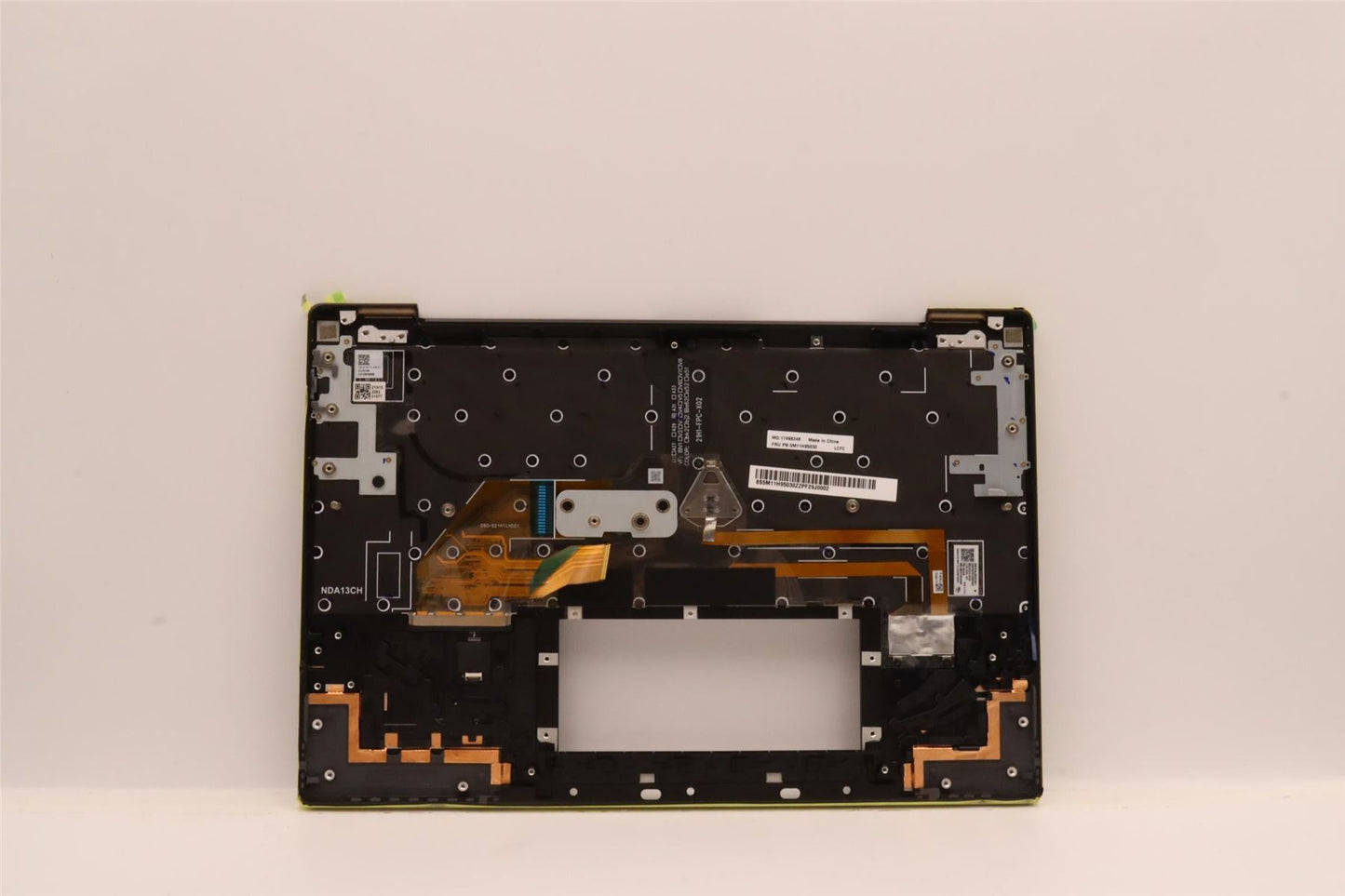 Lenovo ThinkPad Z13 Gen 1 Keyboard Palmrest Top Cover Arabic Black 5M11H95030