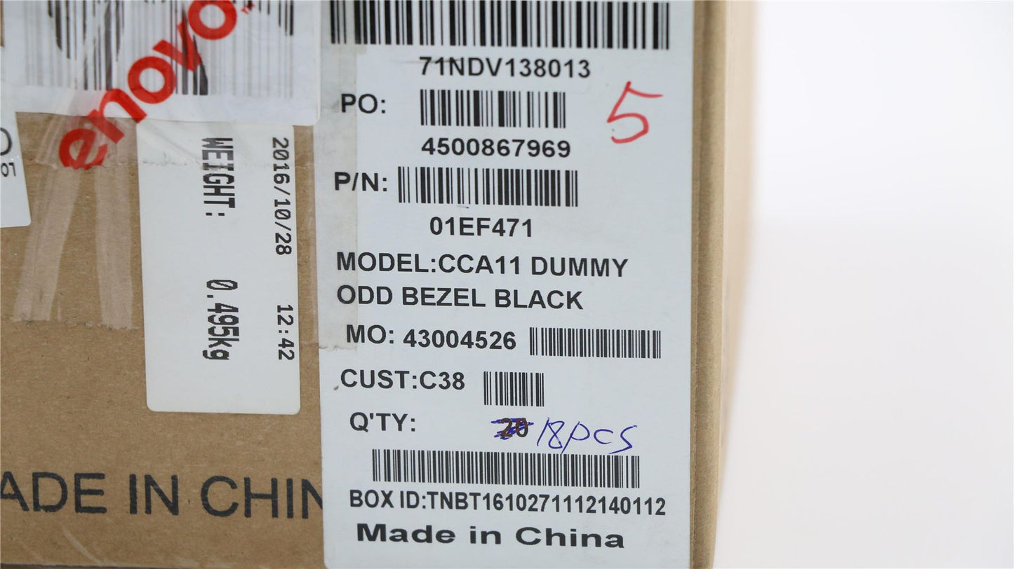 Lenovo MECH_ASM DUMMY ODD Bezel Black,C4 01EF471