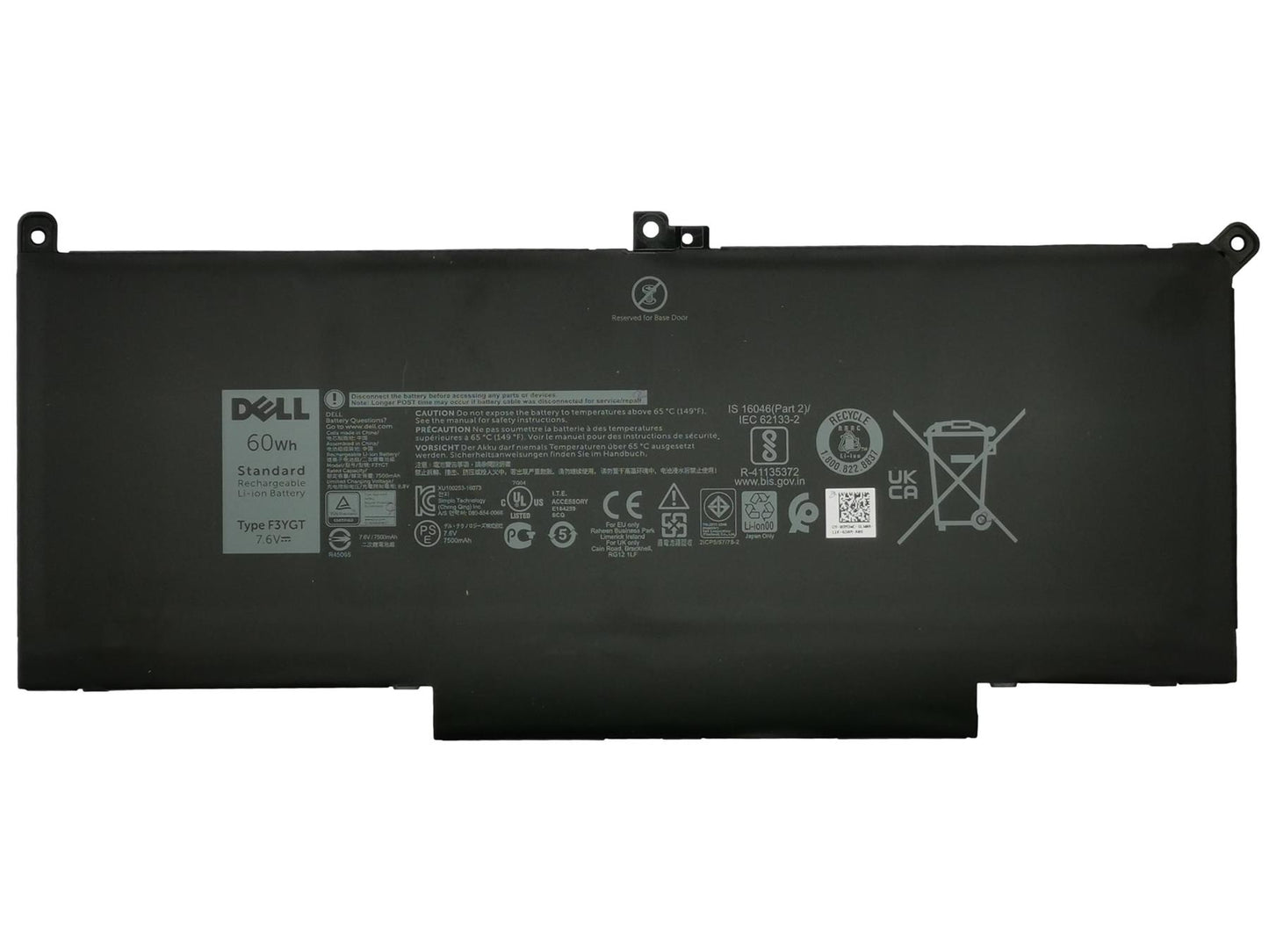 Dell Battery 60WHR 0F3YGT F3YGT